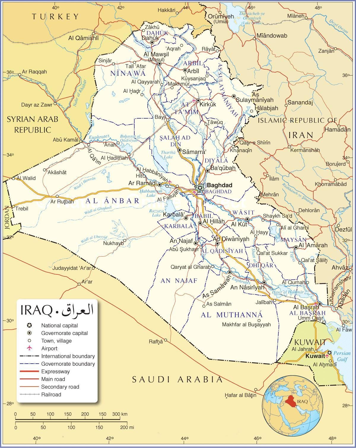 خارطة العراق 1 خارطة العراق