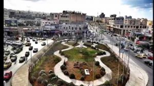 منطقة شارع فلسطين في محافظة إربد