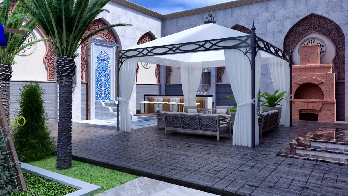 أفكار لتصميم ديكور حدائق المنزل
