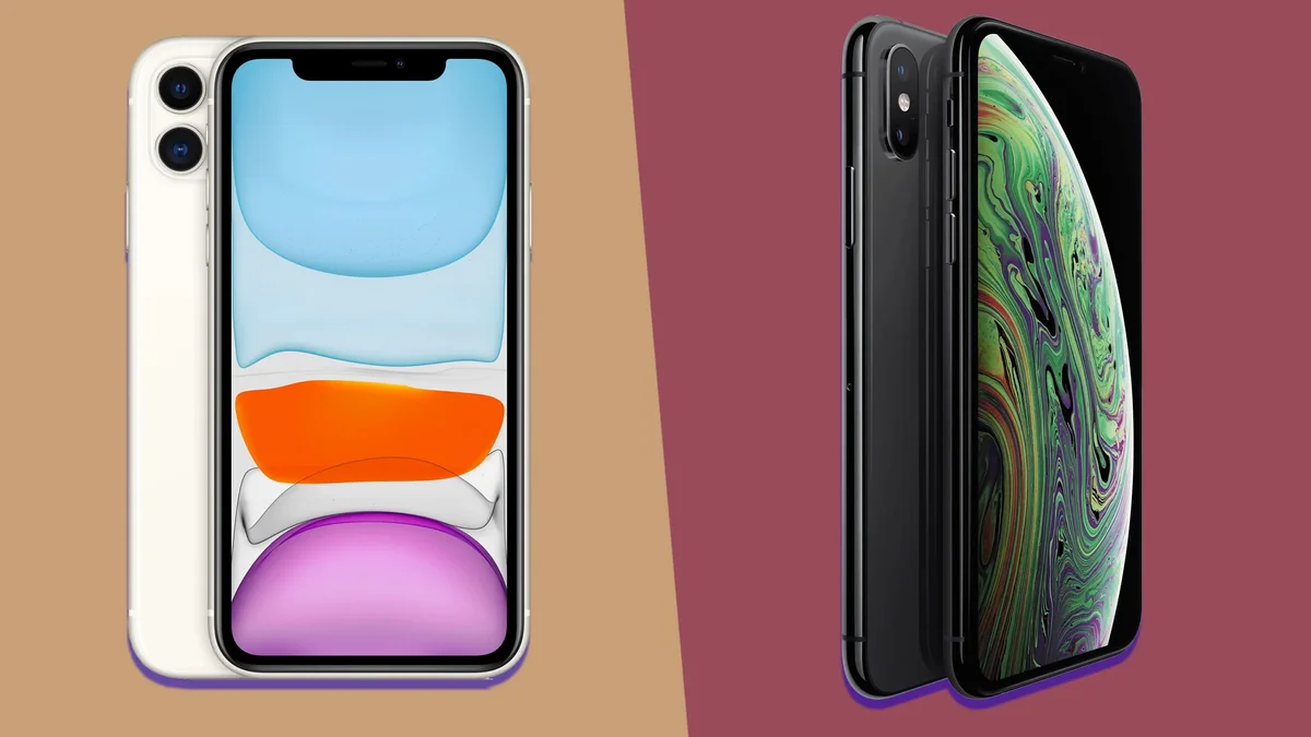 مقارنة iphone 11 vs xs