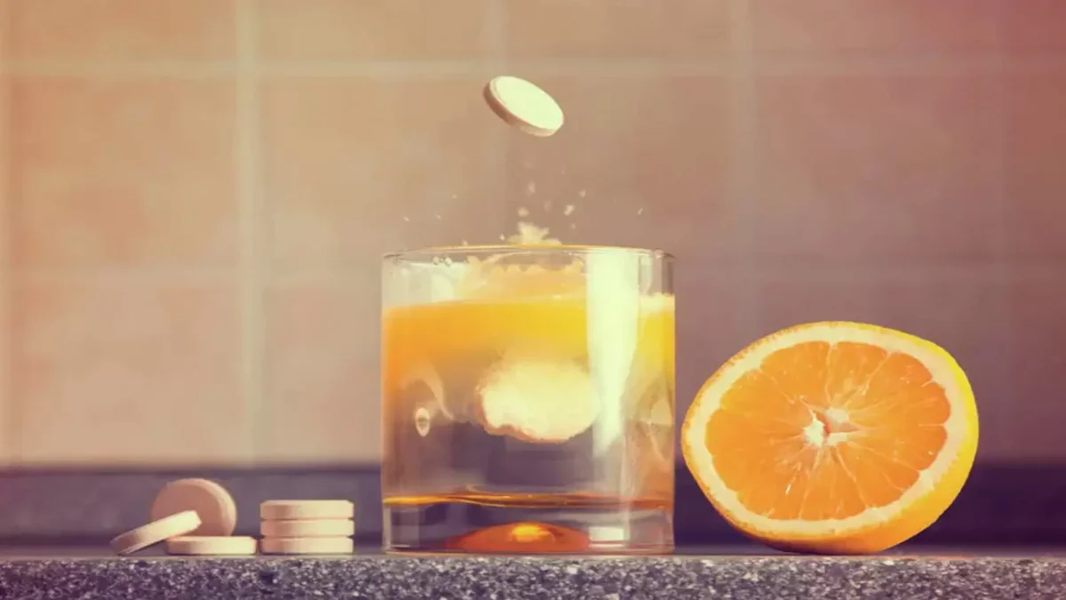 أضرار شرب فيتامين سي الفوار