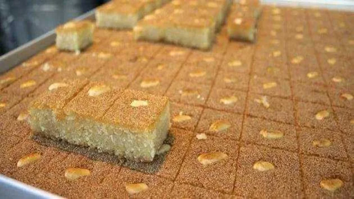 طريقة عمل البسبوسة بالسميد