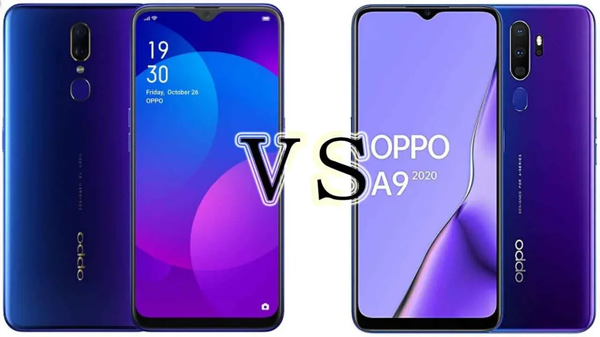 مقارنة بين اوبو f11 و اوبو a9 2020