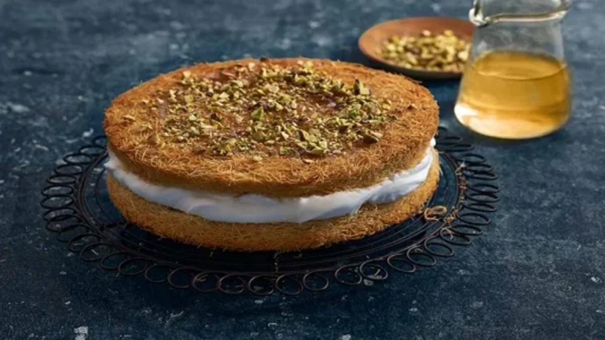 طريقة عمل الكنافة بالكريمة