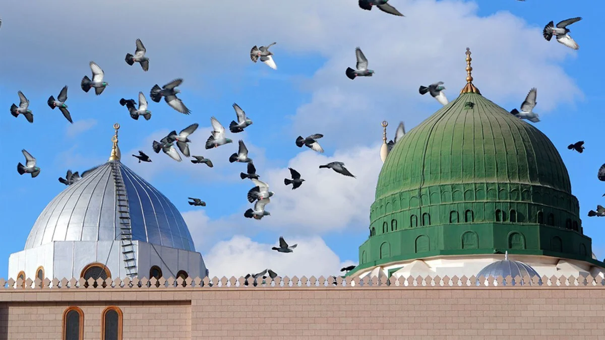 قبر الرسول عليه الصلاة والسلام