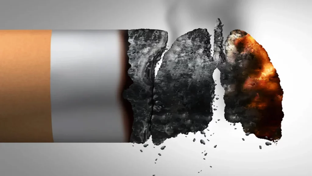 الآثار الصحية للتدخين