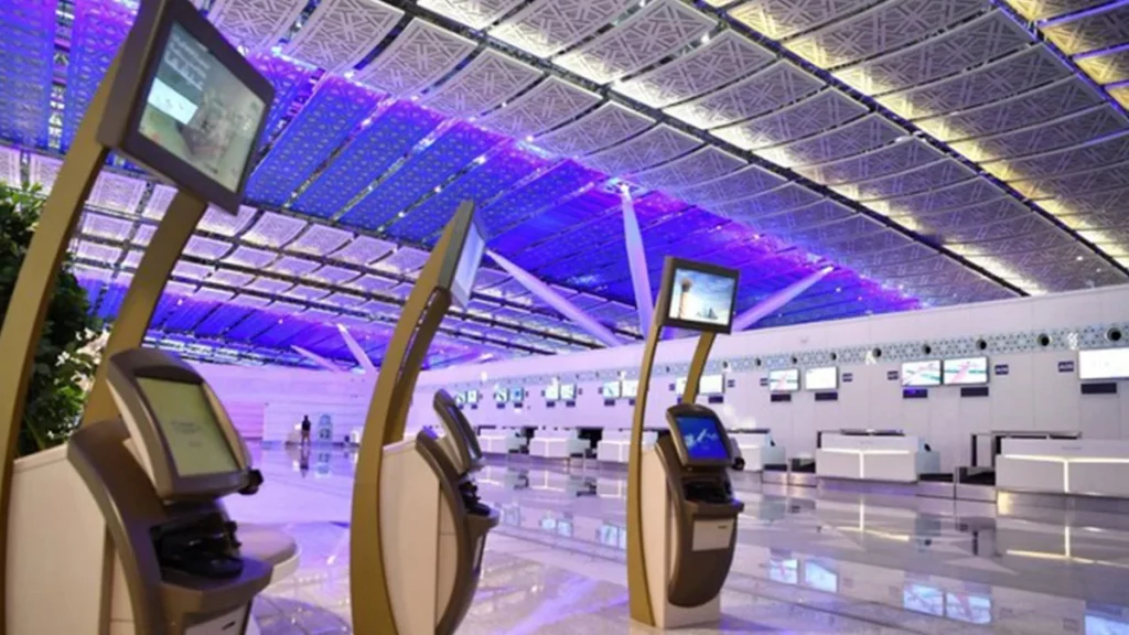 تصميم مطار الملك عبد العزيز الجديد 