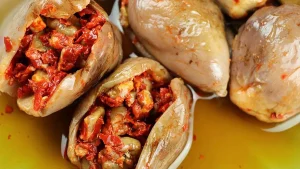 طريقة عمل المكدوس خطوة بخطوة