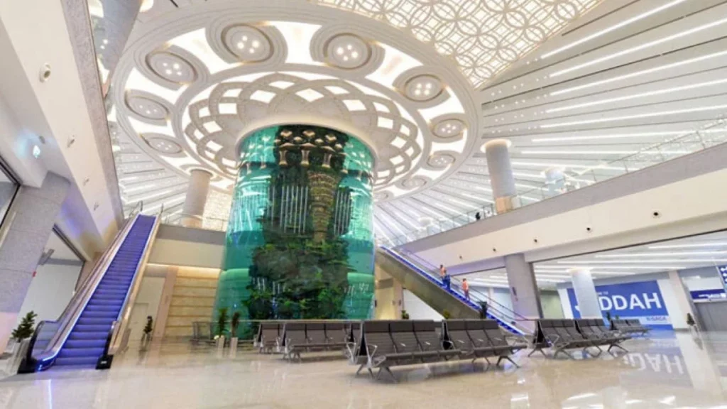 مساحة مطار الملك عبد العزيز الجديد