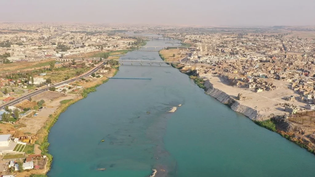 مسار نهر دجلة
