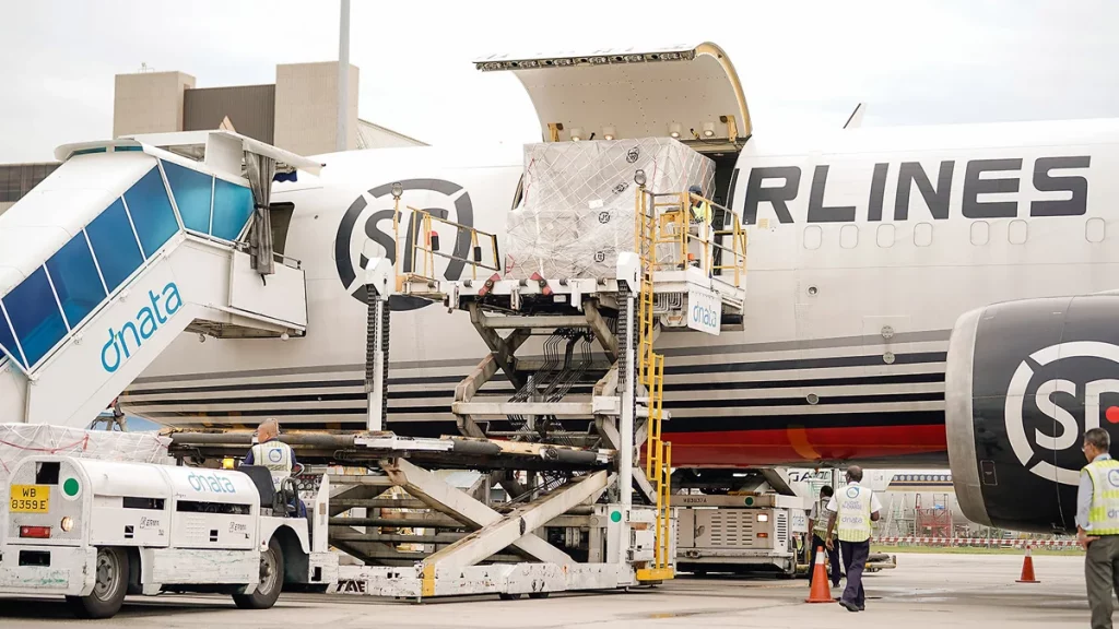 مطارات خدمة الشحن cargo service airports.