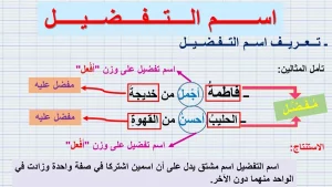 شرح مفصّل عن أسلوب التفضيل