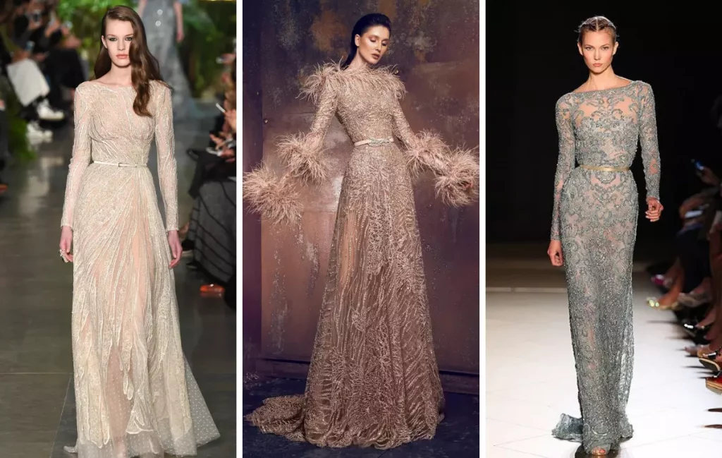 دليلك لاختيار فساتين سهرة مناسبة  12 فساتين سهرة شفافة