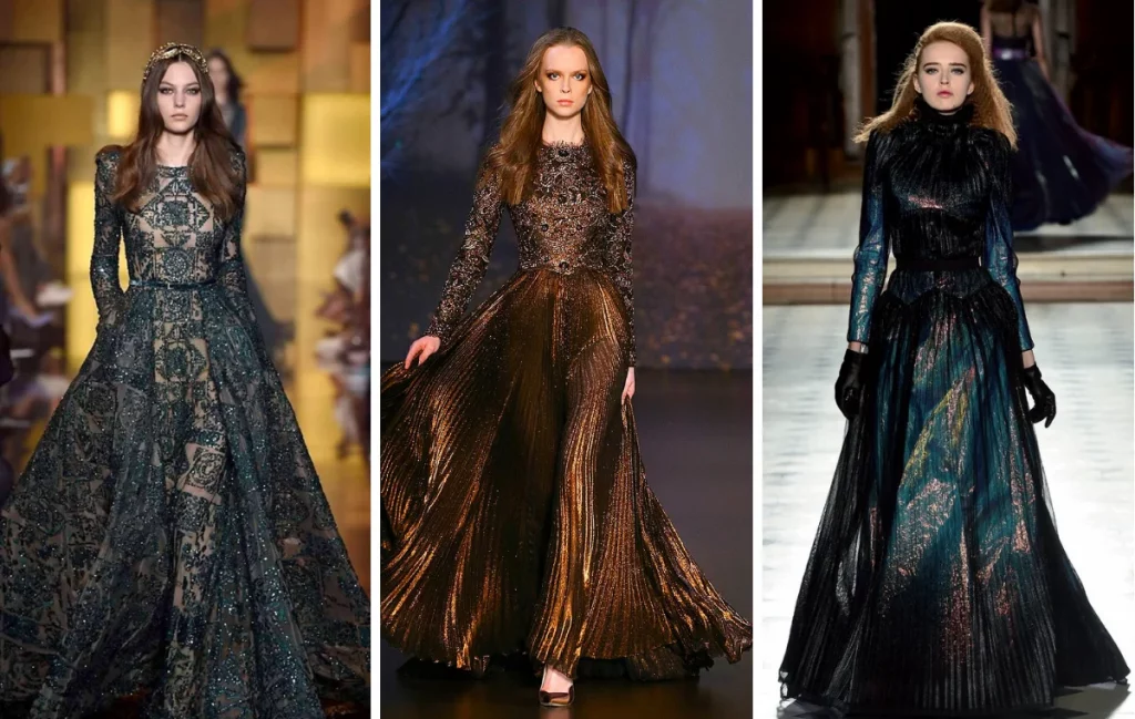 دليلك لاختيار فساتين سهرة مناسبة  5 فساتين سهرة طويلة بأكمام