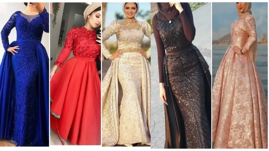 دليلك لاختيار فساتين سهرة مناسبة  16 فساتين سهرة طويلة دانتيل للمحجبات