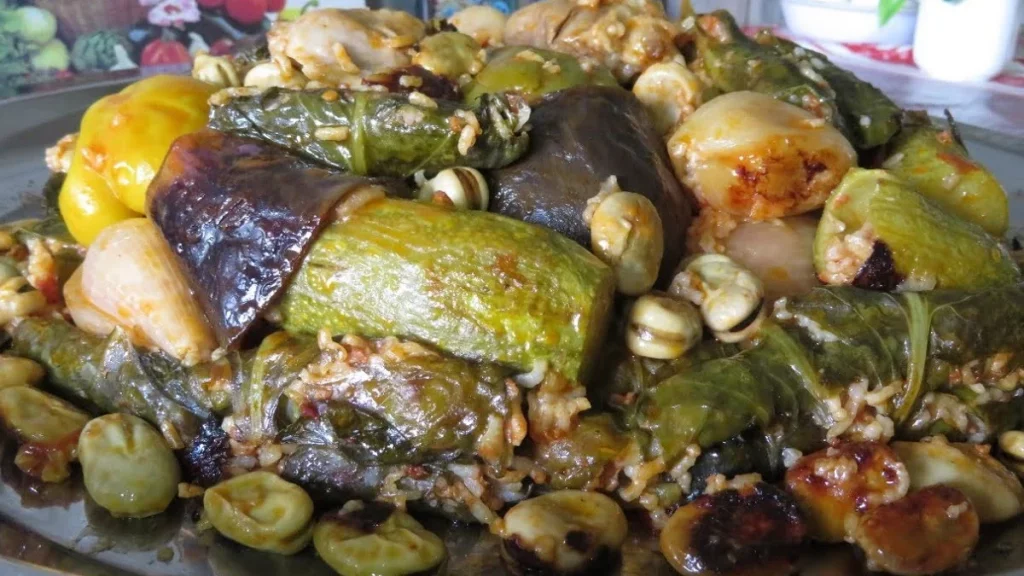 طريقة عمل الدولمة العراقية خطوة بخطوة 3 مكونات الدولمة العراقية