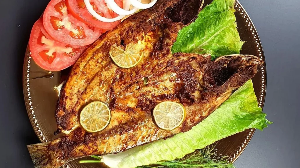 طريقة عمل السمك المسكوف العراقي 3 مكونات السمك المسكوف العراقي