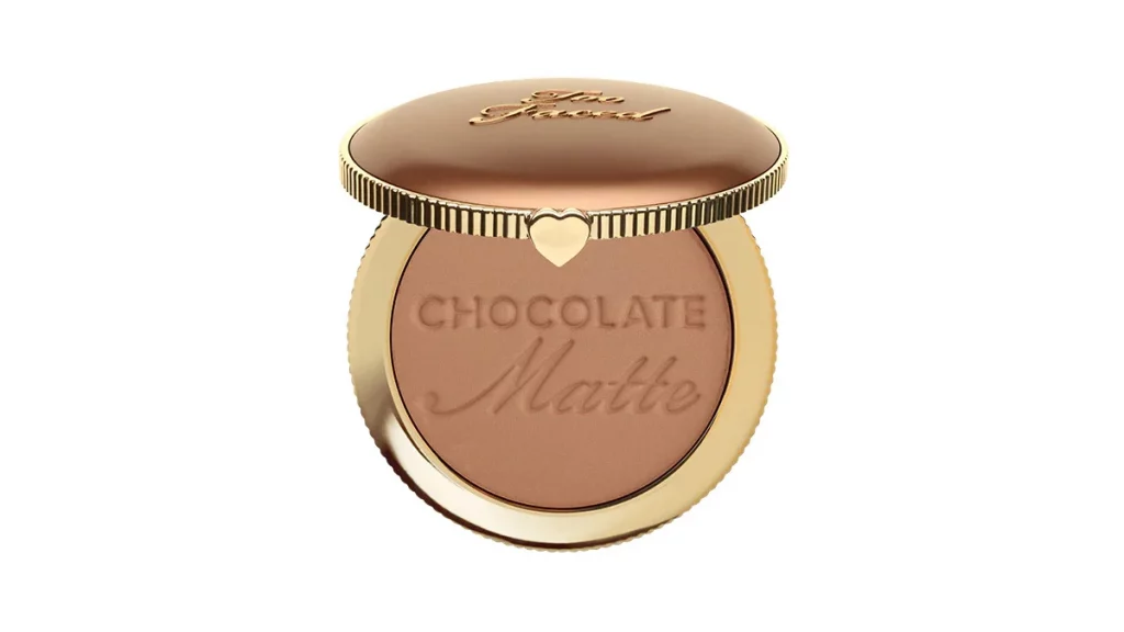 أنواع البرونزر بودرة التسمير وطريقة استخدامه 11 برونزر توفيسد TOO FACED Chocolate Soleil Matte Bronzer