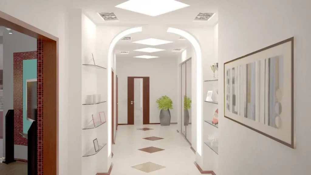 ديكورات جبس أسقف راقية 2022 مع الصور 18 جبس أسقف ممرات