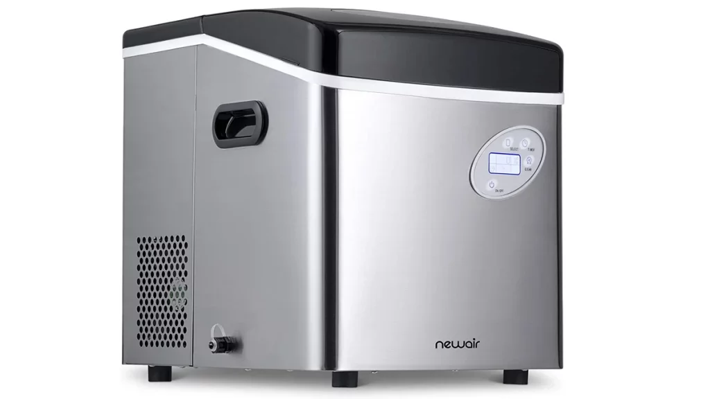 تعرف على آلة صانع الثلج 4 صانع الثلج New Air Portable Ice Maker 50 lb
