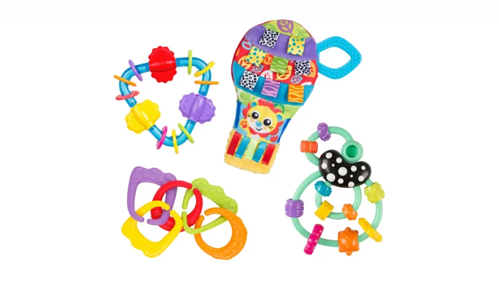 كل ما يهم الأم معرفته عن عضاضة الأطفال 8 طقم عضاضة الأطفال بلايجرو Playgro