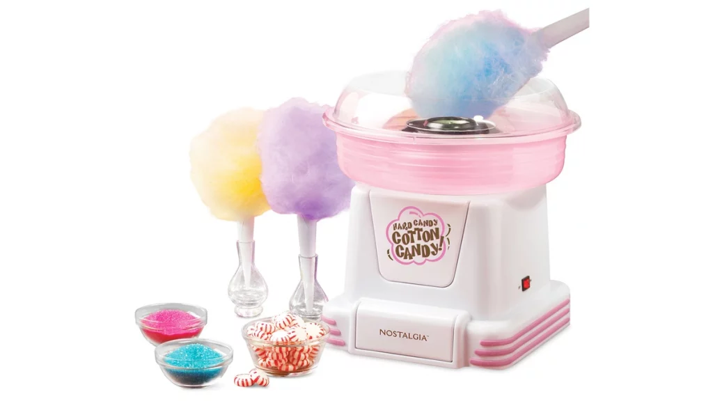 أنواع ماكينة غزل البنات وأسعارها 5 ماكينة غزل البنات Nostalgia PCM805 Hard & Sugar Free Candy Maker