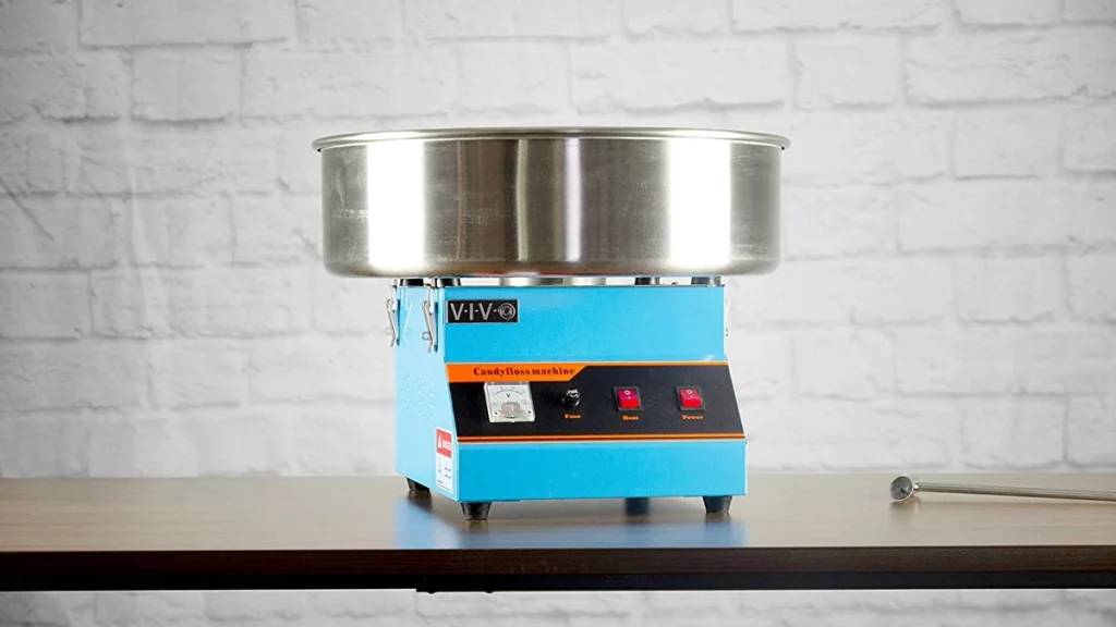أنواع ماكينة غزل البنات وأسعارها 2 ماكينة غزل البنات Vivo Blue Electric Cotton Candy Machine