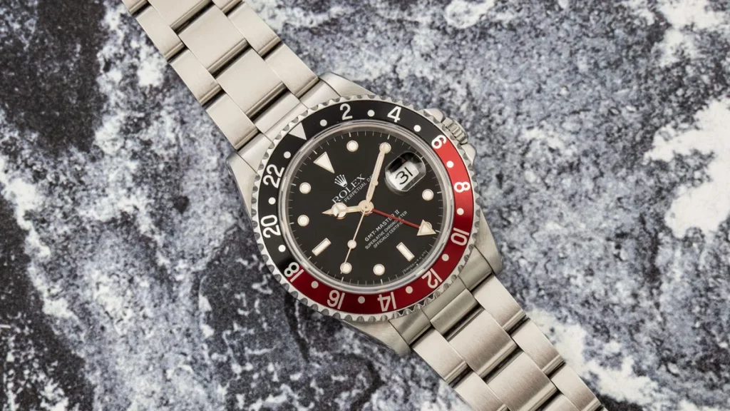 أحدث 4 ساعات رولكس رجالية ونسائية أصلية وأسعارها 3 2- ساعة رولكس جي إم تي ماستر Rolex GMT-Master II