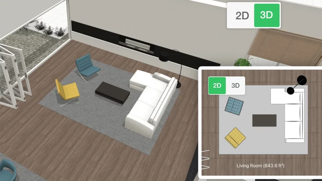 أفضل 10 برامج 3D مع مميزاتها لتصميم المنازل 3 برنامج Floorplanner