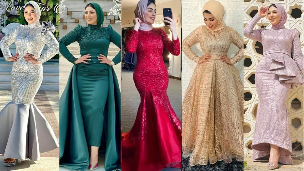 فساتين سواريه بسيطة وشيك للمحجبات لعام 2023 11 طرق اختيار أحدث فساتين سواريه