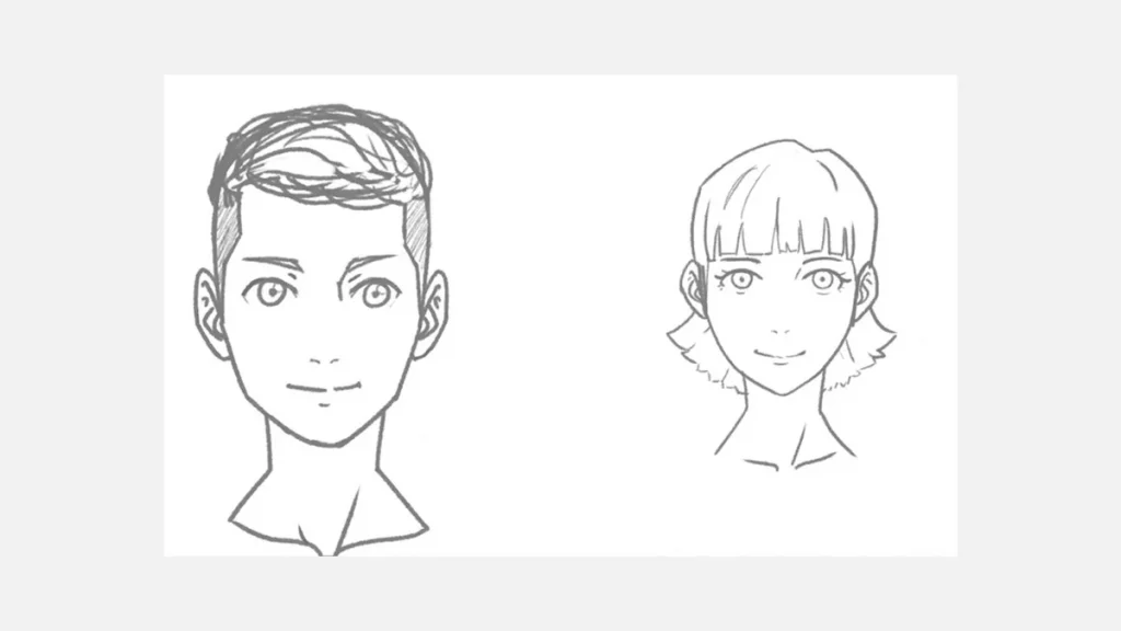 تعلم كيفية رسم انمي: دليل للمبتدئين خطوة بخطوة 4 2- تعلم كيفية رسم أنف وفم الانمي