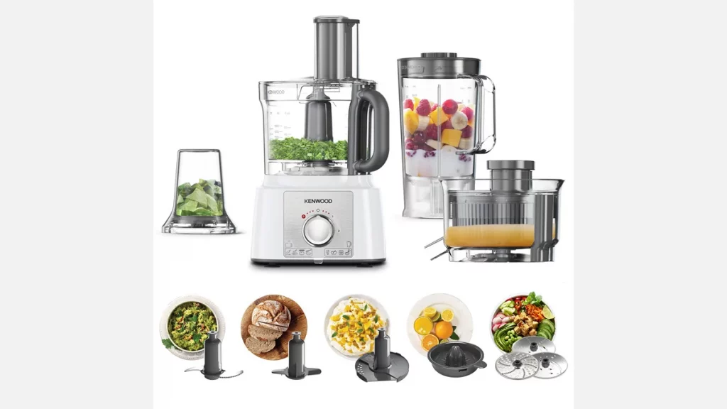 أسعار ومواصفات أفضل محضرة طعام لعام 2023 3 2- محضر طعام كينوود 1000 واط (FDP65.750WH)