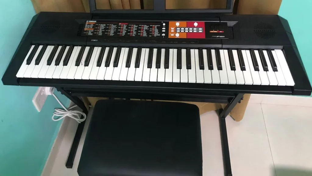 تعلم العزف على البيانو للمبتدئين 9 بيانو ياماها PSR-F51