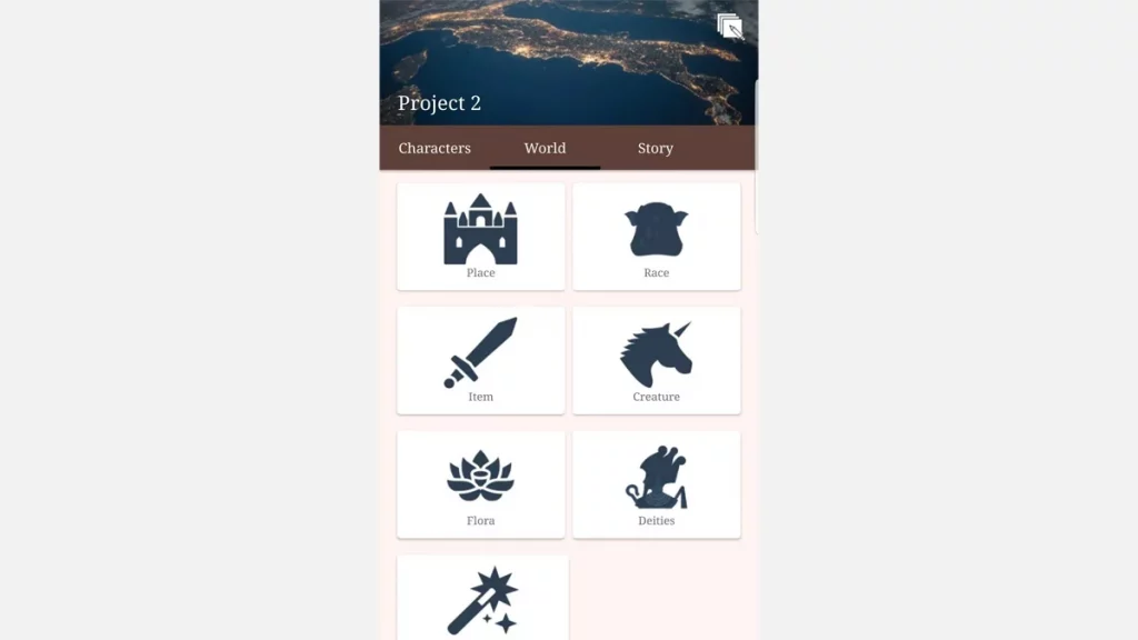 أفضل برنامج كتابة للأندرويد لعام 2022 5 تطبيق Character Story Planner 2