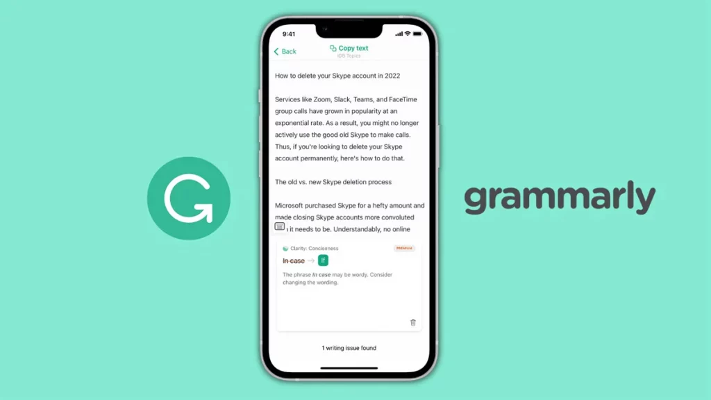 أفضل برنامج كتابة للأندرويد لعام 2022 7 تطبيق Grammarly Keyboard