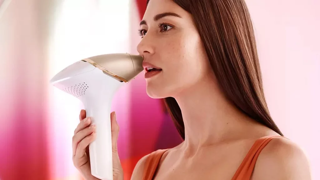 أفضل جهاز ليزر لإزالة الشعر 2022 في العراق 2  جهاز إزالة الشعر المنزل فيليبس لوميا بريستيج
