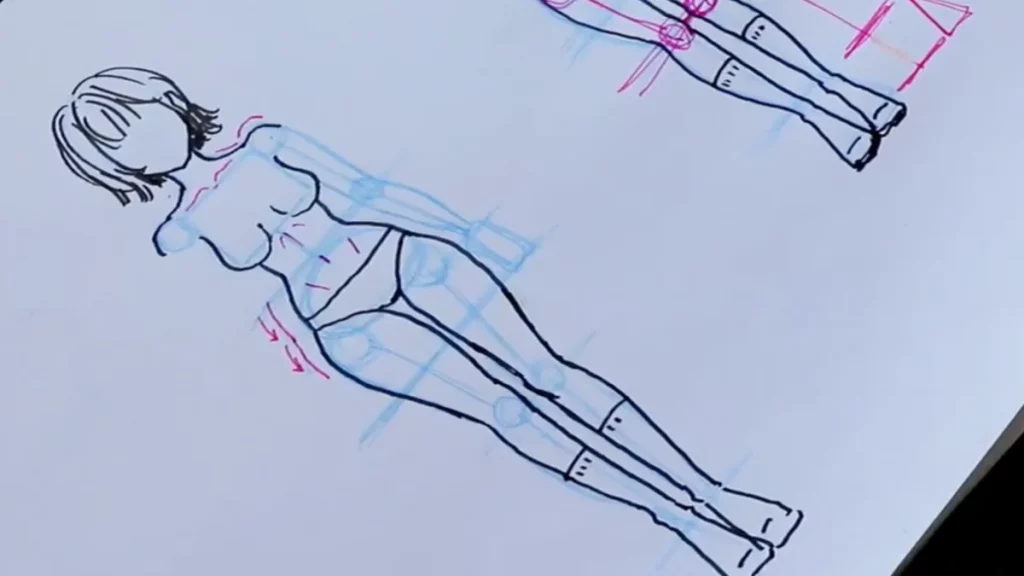 تعلم كيفية رسم انمي: دليل للمبتدئين خطوة بخطوة 7 كيفية رسم جسم الانمي