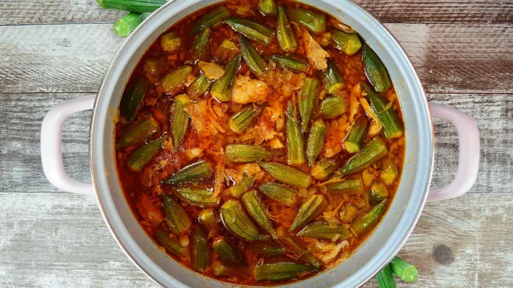 طريقة عمل البامية العراقية المجمدة 3 البامية العراقية بدون لحم