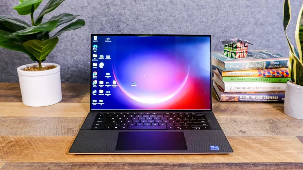 أفضل لابتوبات للتصميم ومونتاج الفيديو في العراق لعام 2022 3 جهاز لاب توب Dell XPS 15 OLED